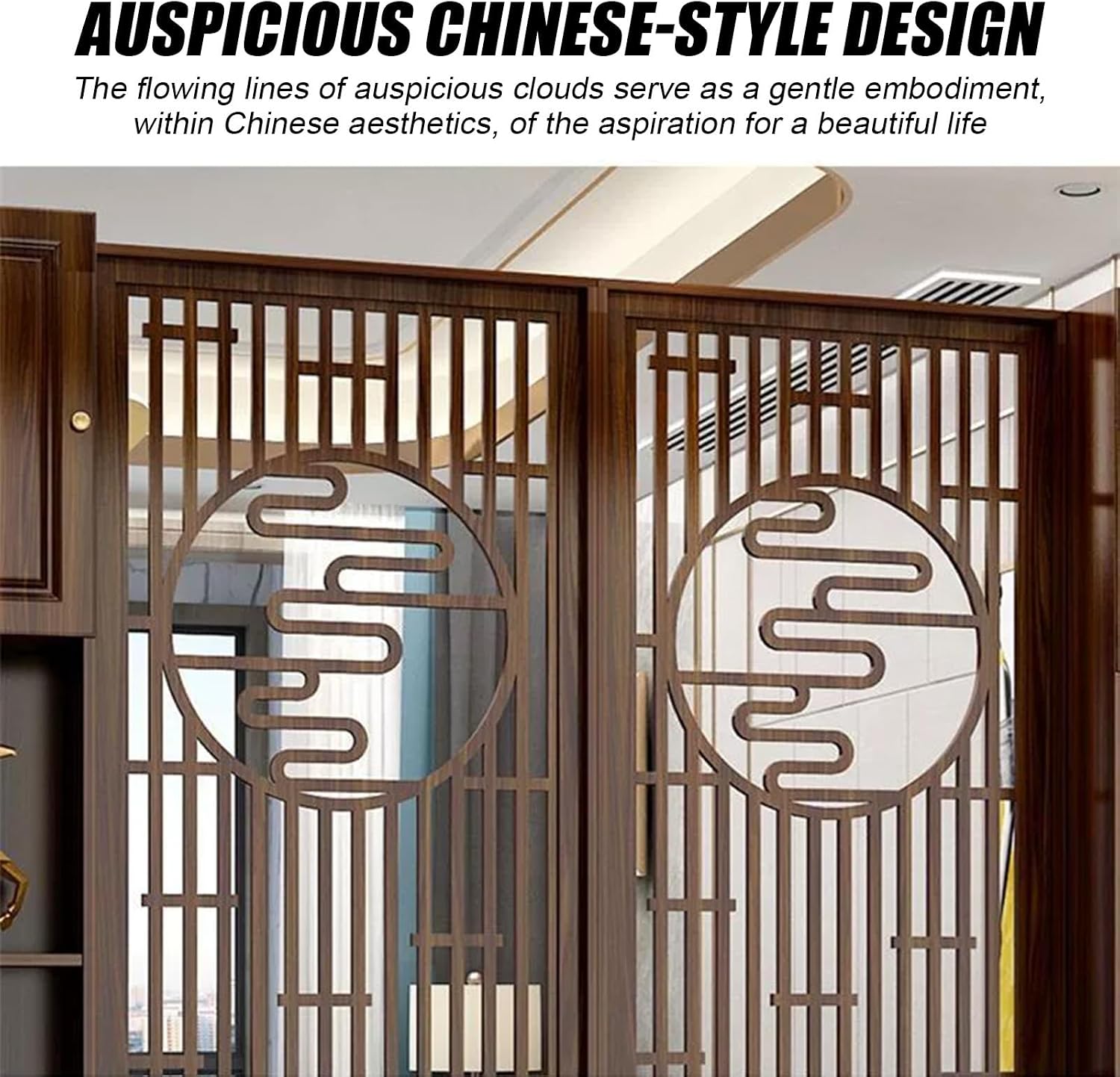 Privacy Screen Freestanding with Shoe Cabinet, Wood Wall Room Divider Screen, Partition Separator for Home Office Bedroom Separation Decorative(100x230cm/39.4x90.6in)