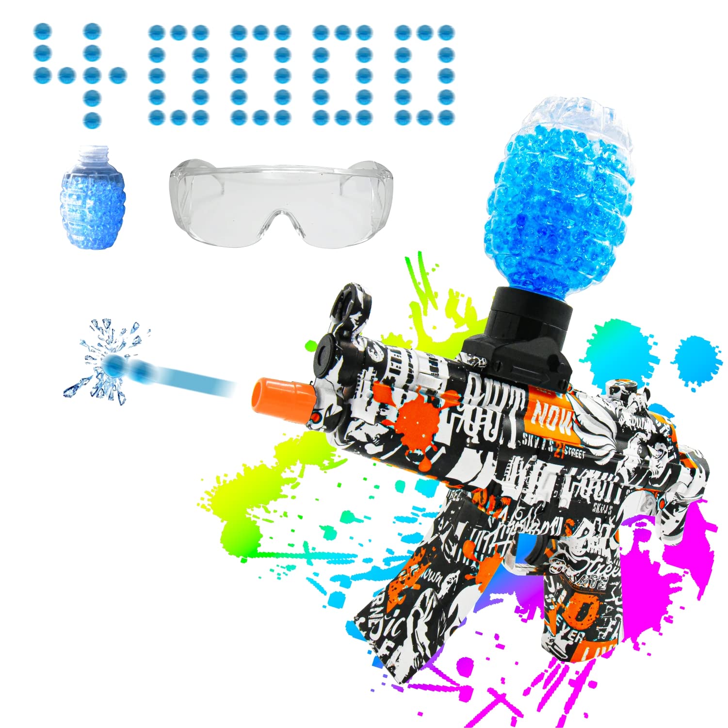 Buy Splatter Balls Blaster,Gel Blaster Toy MP5,with 40000+ eco