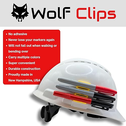 Miniatura 10 de Hard Hat Clip Collection - Marcador y lápiz de carpintero - Negro