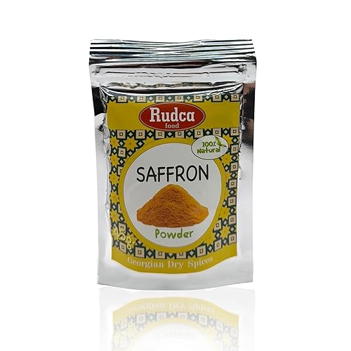 Rudca Food Azafrán Natural Dry Spice Molido de Georgia 1.59 oz (1.59 0z)