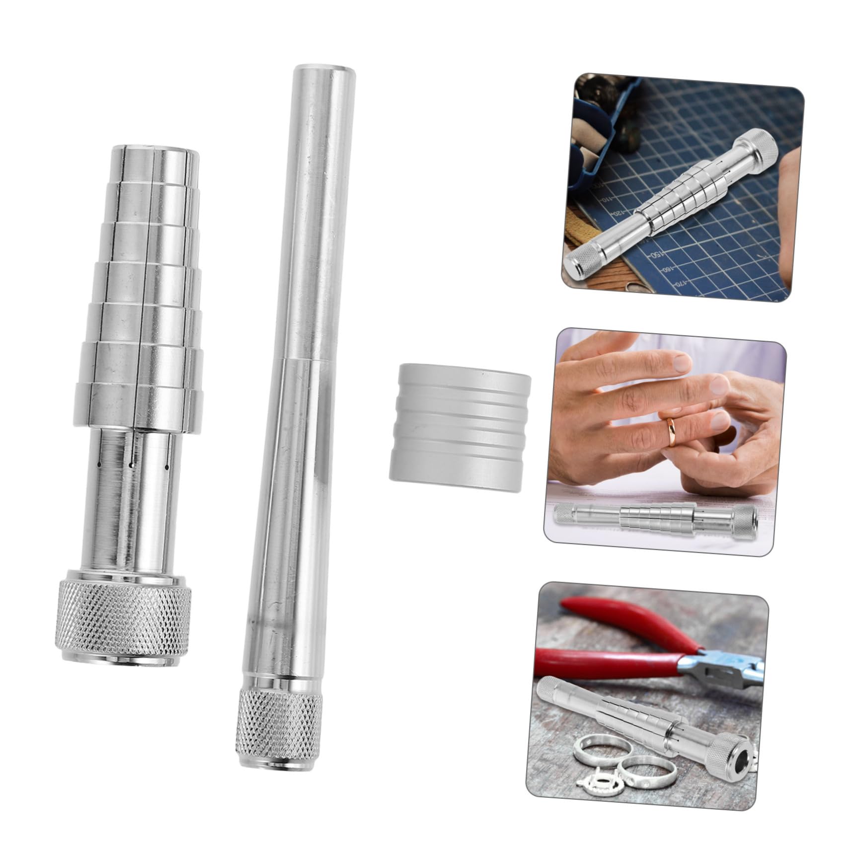 FRCOLOR Ringvergrößerer aus Eisen für Präzise Anpassung von 17–24mm Geeignet für Ringe und Schmuck für Heimwerker