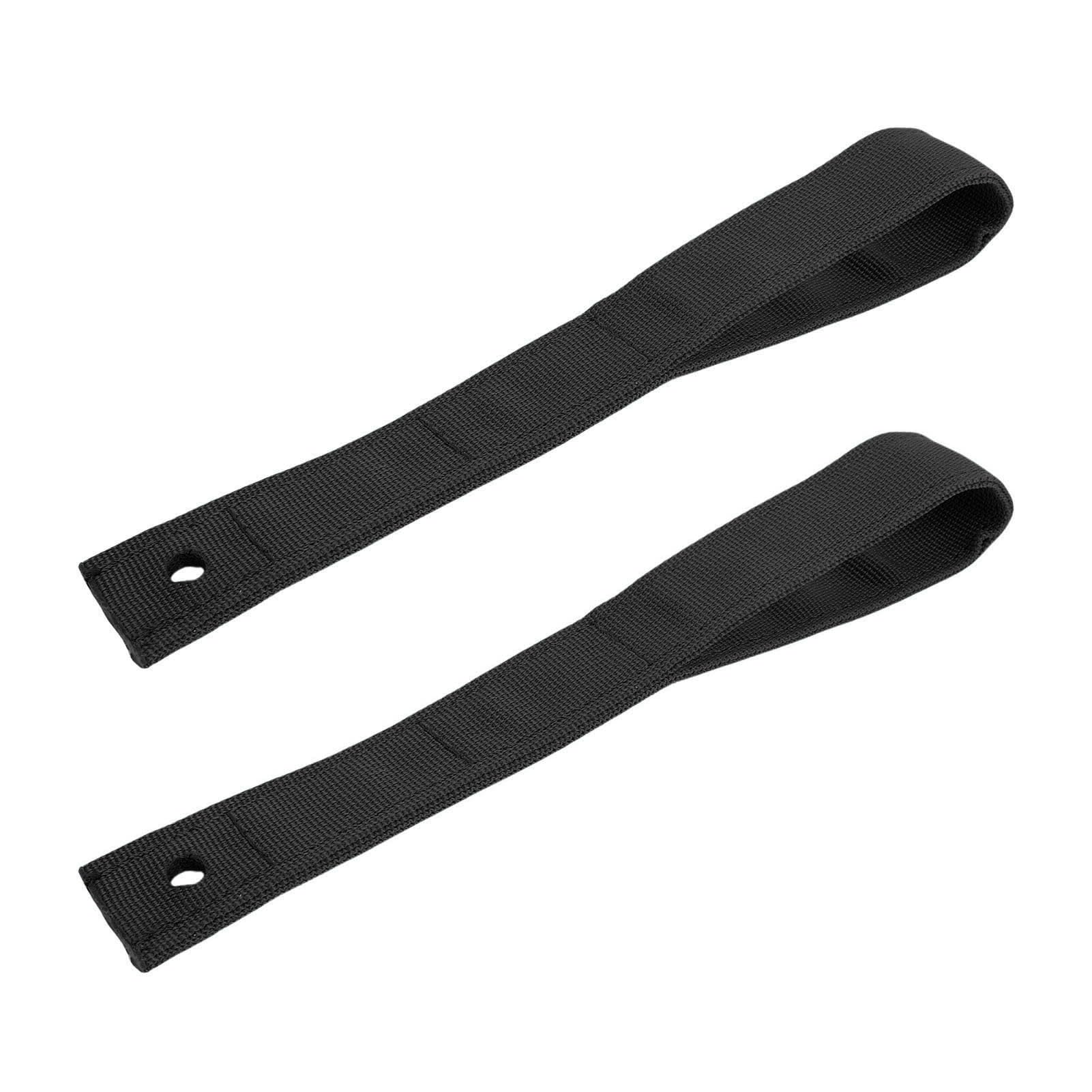 Horaire de Porte UTV Kit de Sangle de Traction, Noir 7,4 Poignées de Porte, Matériel, Poignées de Traction de Porte de Garage pour Maverick X3 X3 2017 à 2025, Tissu Oxford, Accès