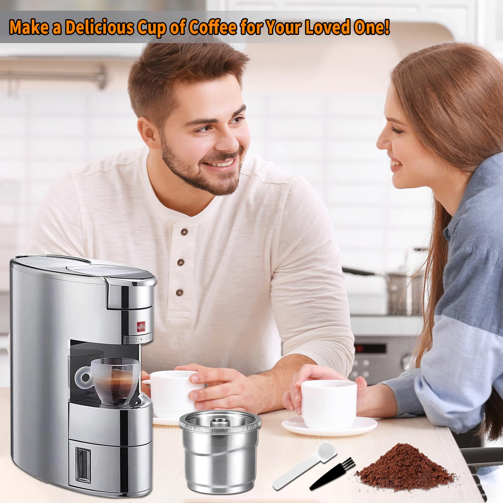 Inossidabile Acciaio Caffè Capsule Riutilizzabile Compatibile con ILLY Caffè Macchina per Y1.1 Y3 Y5 X7.1 X9