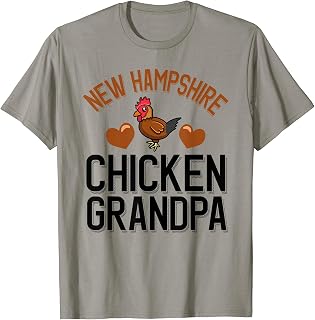 New Hampshire Chicken Grandpa New Hampshire Chicken Family T-Shirt