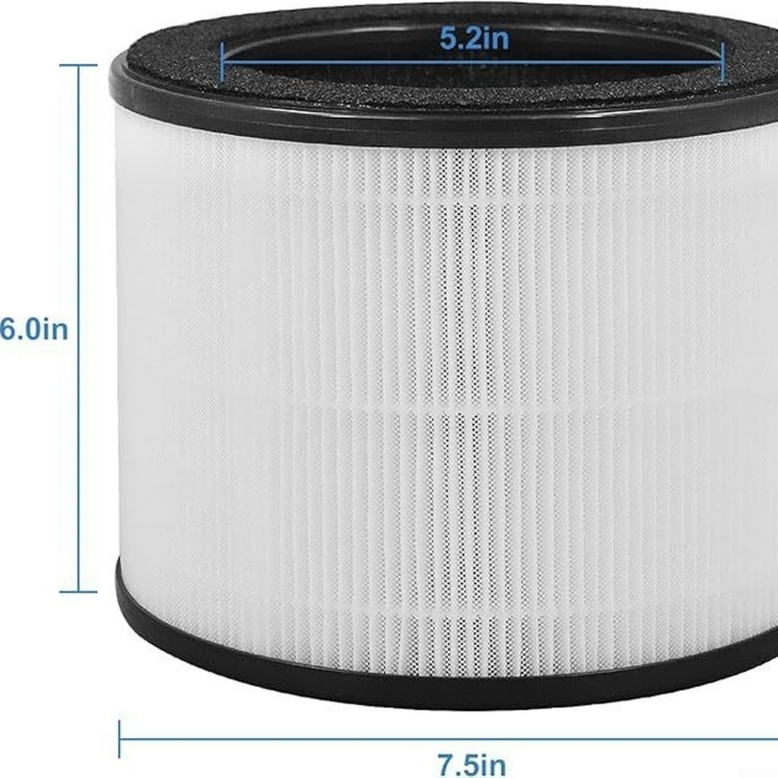 2 filtri a carbone attivo di ricambio per Coway Airmega 100, filtri per purificatore d'aria 3 in 1
