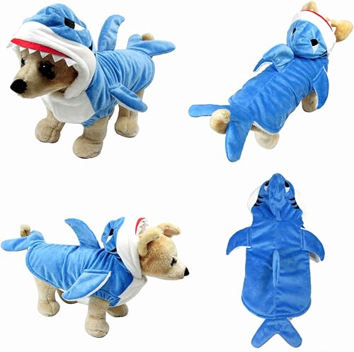 Yoption sudadera con capucha resistente para mascotas y cachorros para Navidad y Halloween, s
