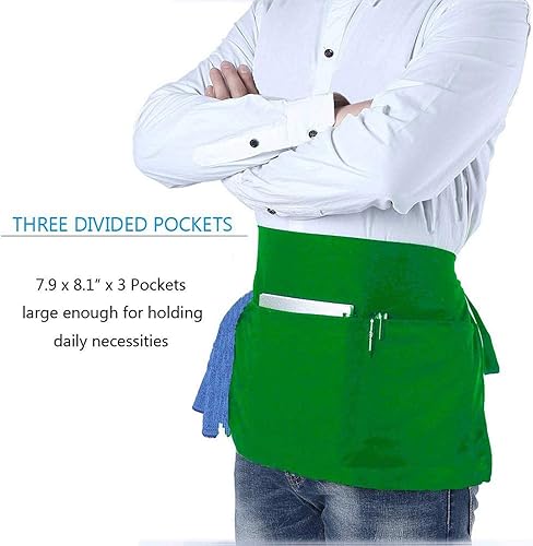 Miniatura 5 de BOHARERS - Delantal ajustable para hombre y mujer, color negro