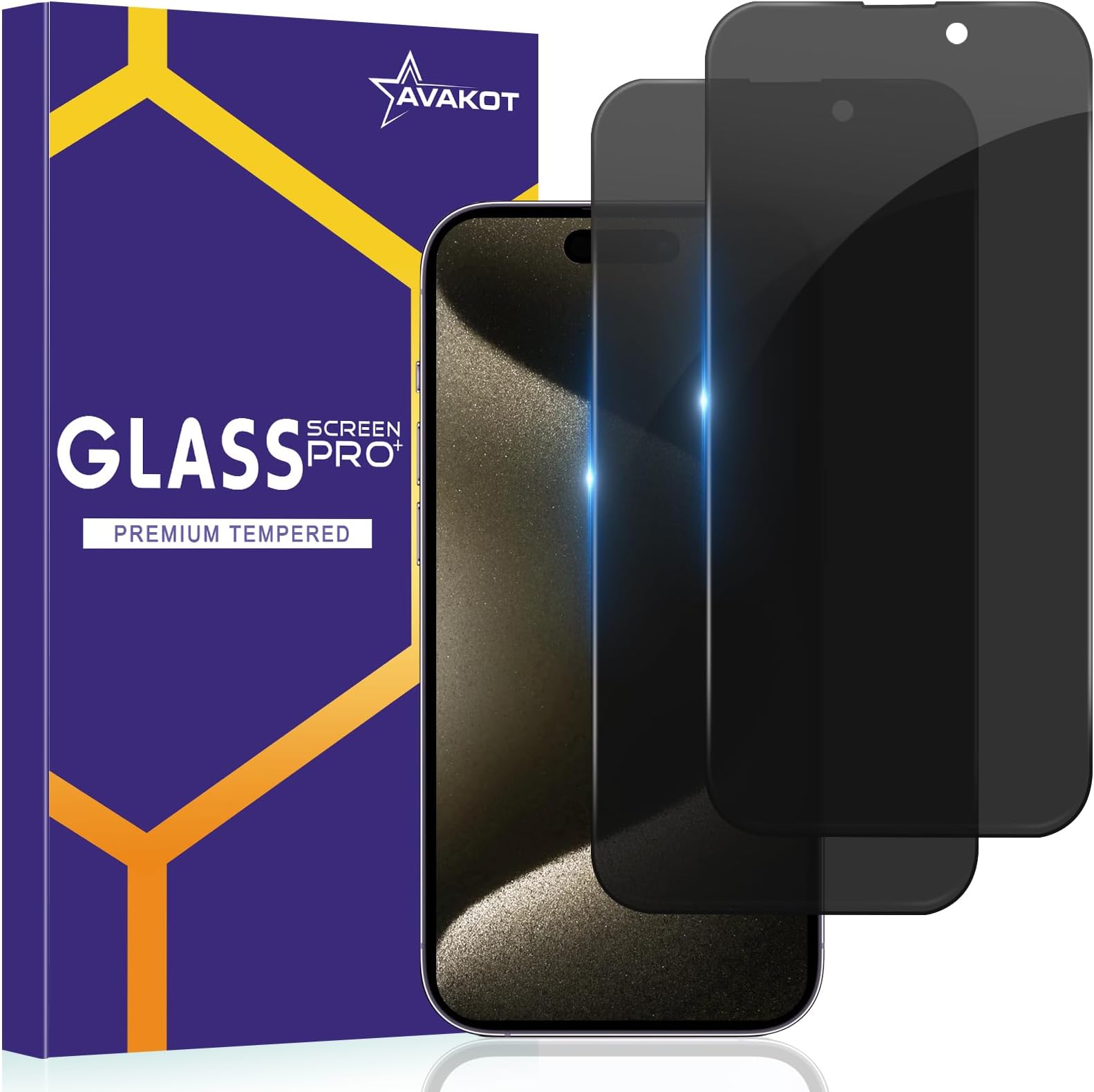 iphone 15 privacy screen protector amazon