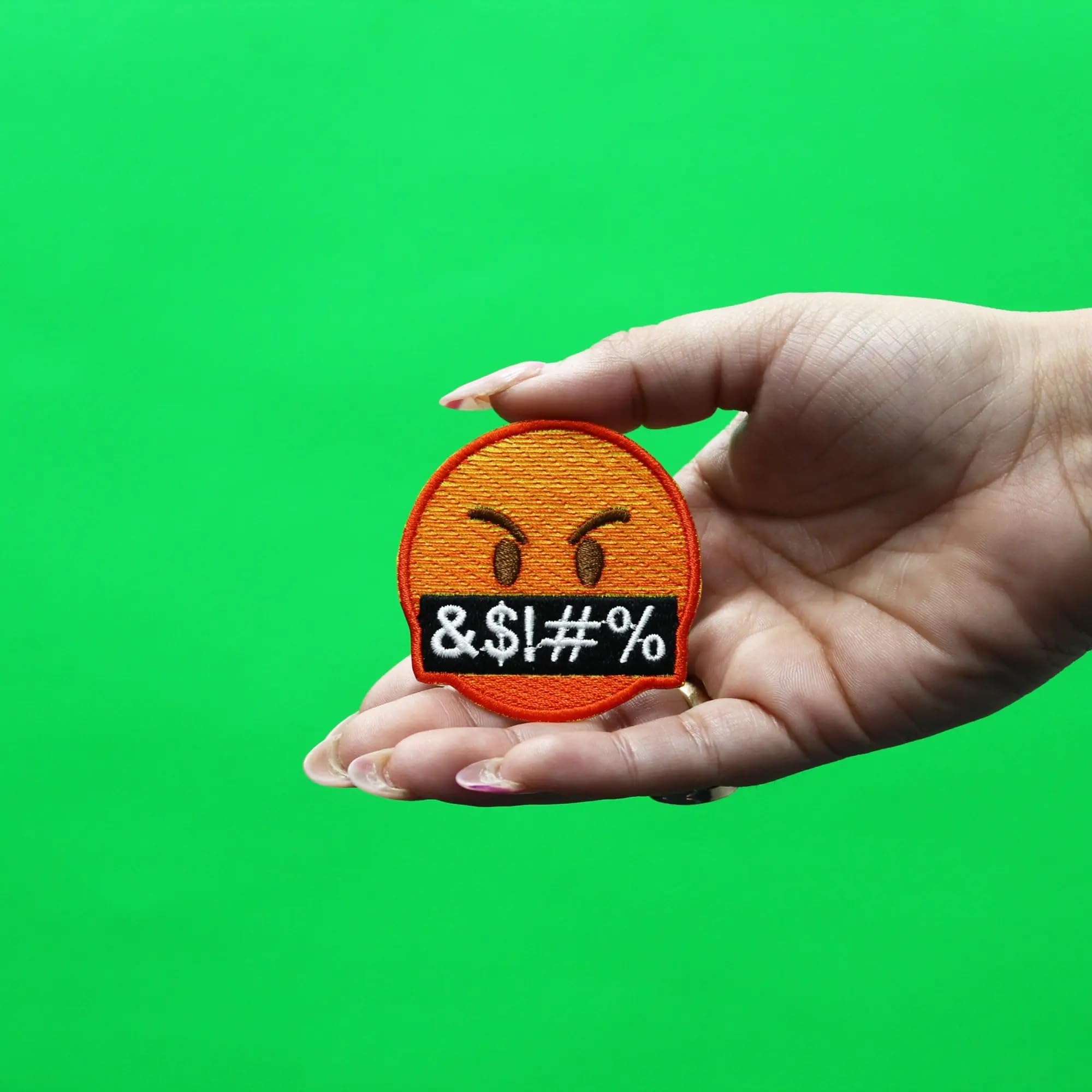 Cursing Patch Keyboard Embroidered Iron On