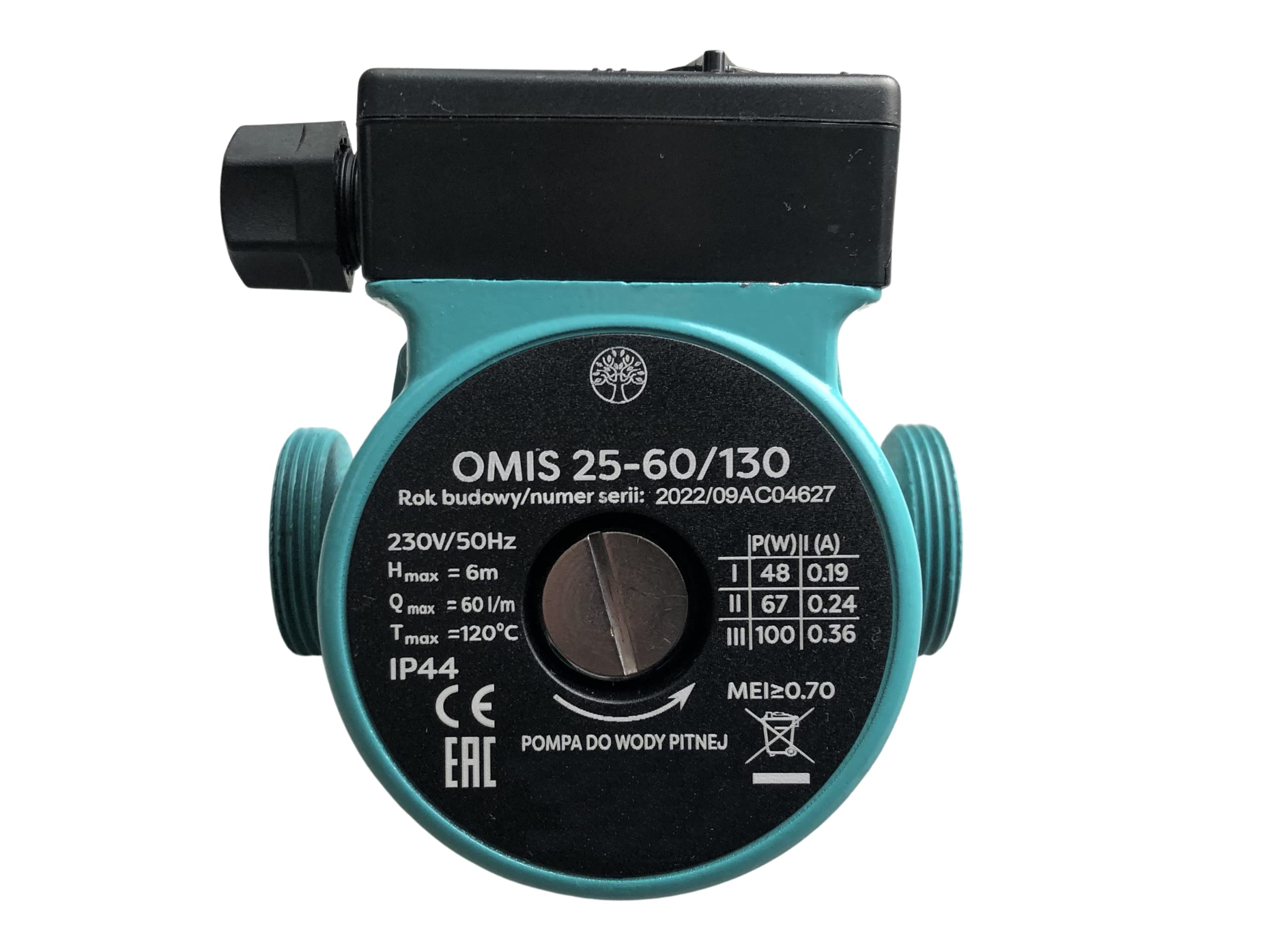 Pompa Di Circolazione Per Acqua Potabile | Portata 3,6 M³/h | Max 6m H, 120°C | 48-100W | Per Impianti Domestici - Foto 2