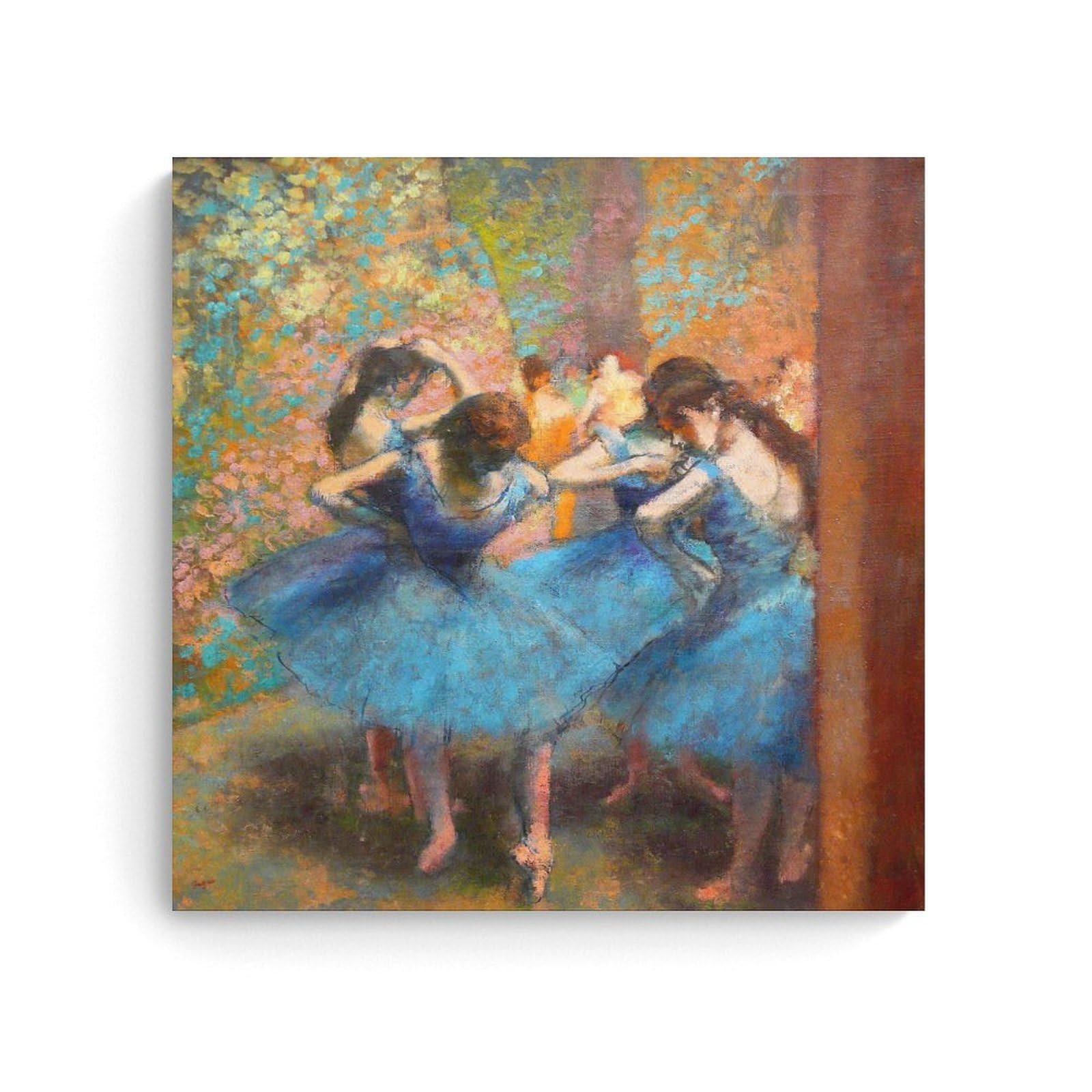 NgAnoh Dancers in Blue by Edgar Degas Canvas Printed Poster Home Decor Wall Art Hanging Picture Print Bedroom Decorative Paintings Room Aesthetic 12x12inch(30x30cm)