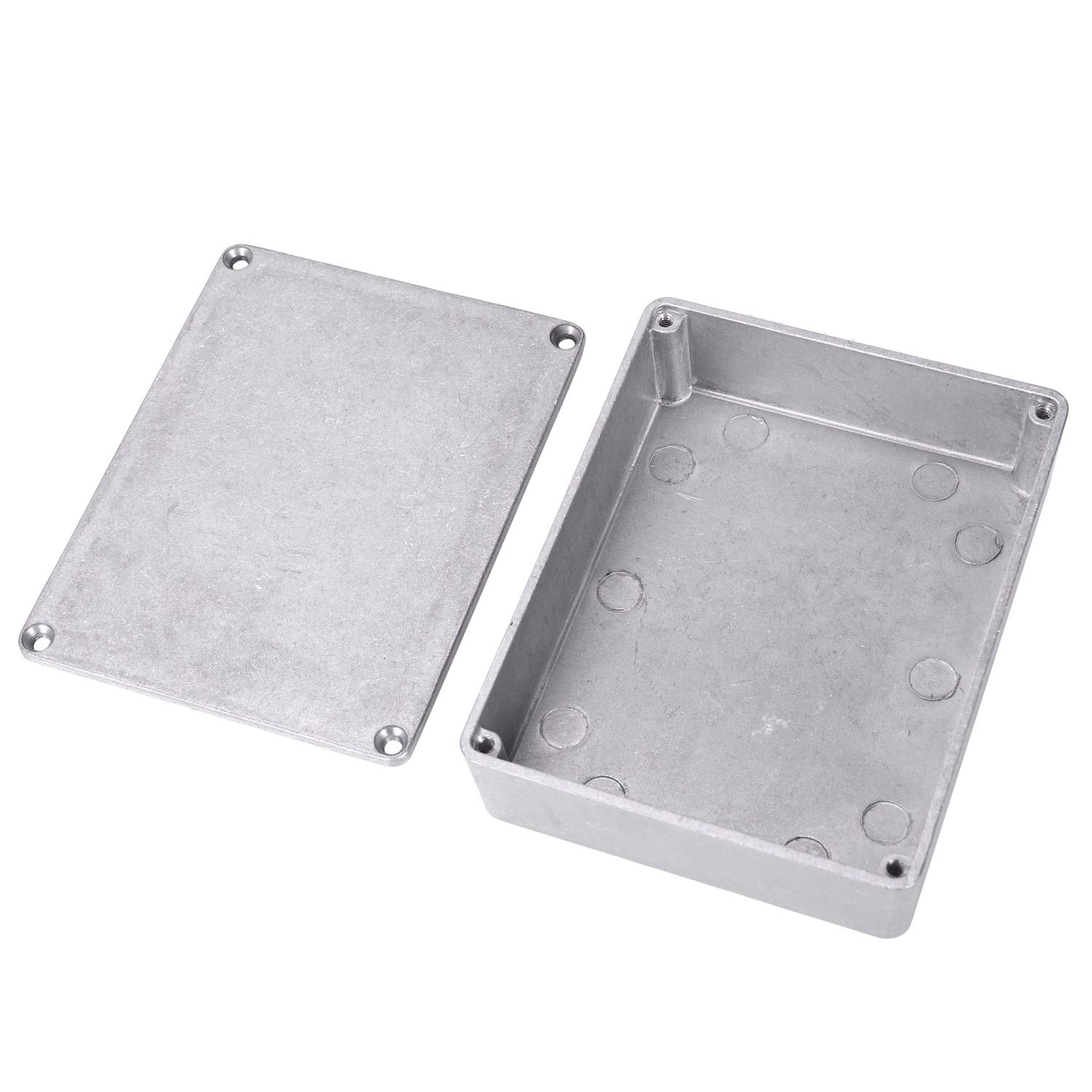 5 piezas Pedal de efectos de guitarra aluminio caja recinto para DIY Guitarra Pedal Kit 1590BB