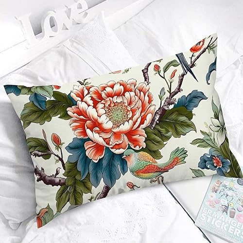 Vista 127 de ArogGeld Chinoiserie - Funda de cojín con estampado de leopardo y guepardo fucsia, con manchas de animales de vaca, color rosa oscuro, decoración