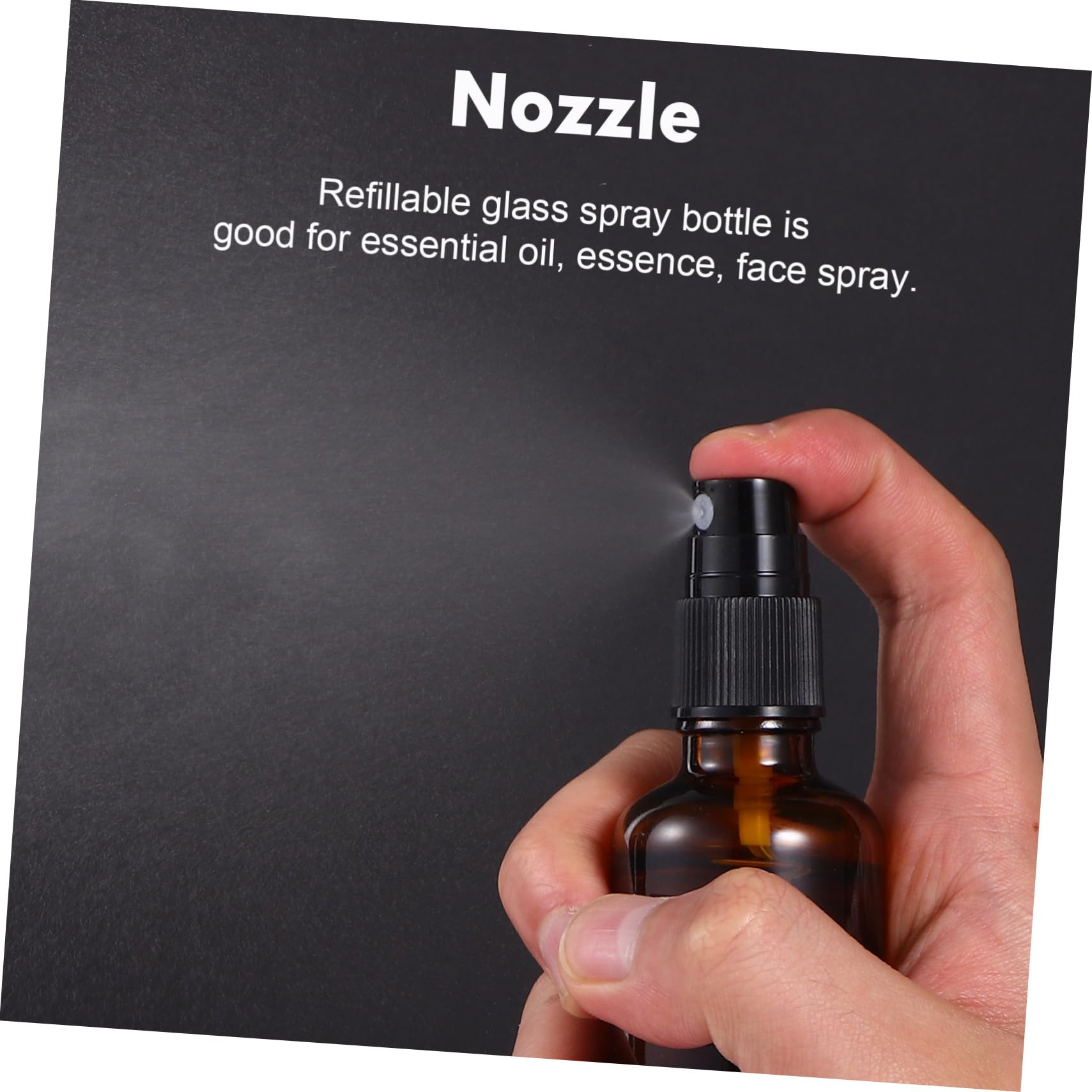 Bottiglie Spray in Vetro Ricaricabili 10 Pezzi 10ml e 50 Ml