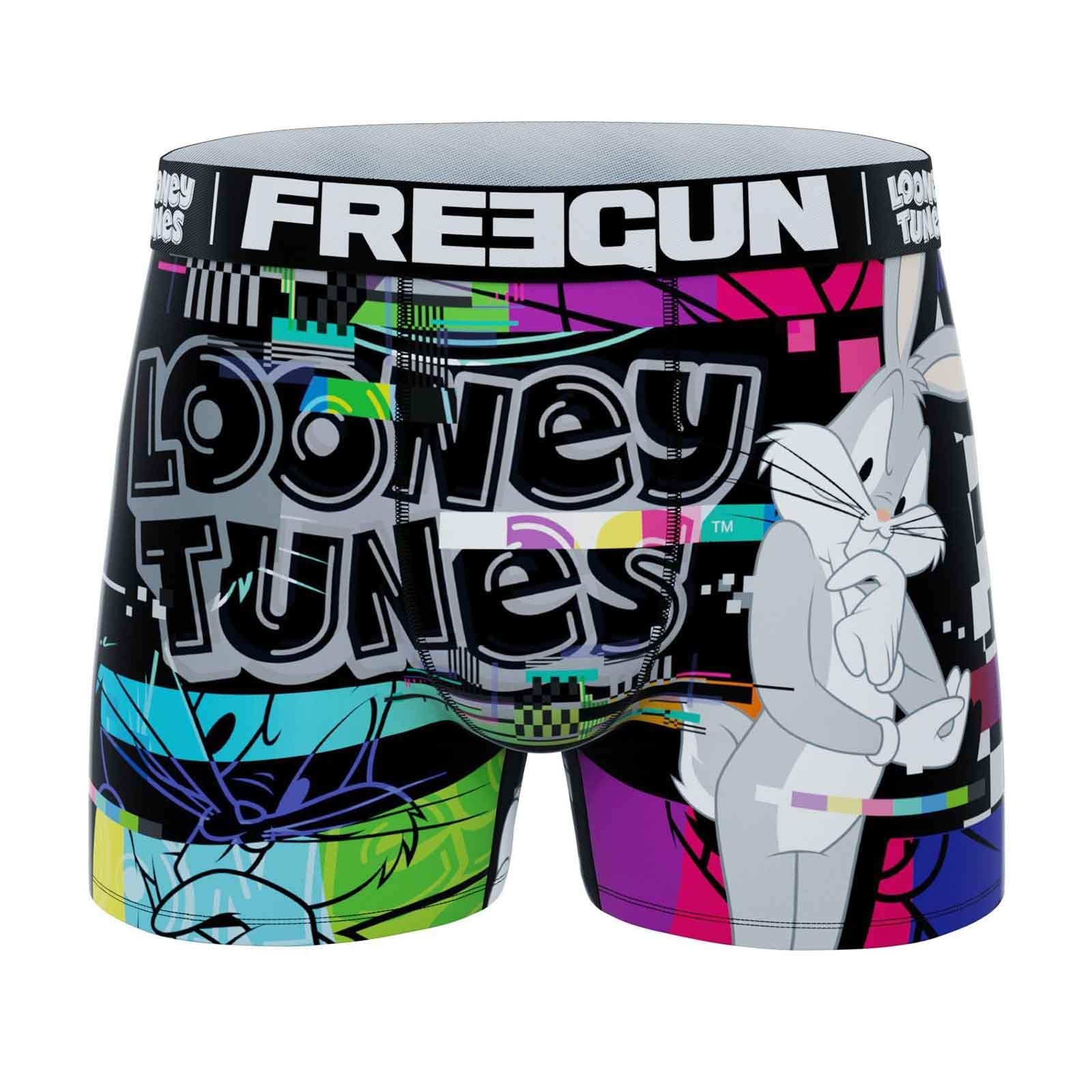 FREEGUN Looney Tunes Men's Boxer Shorts, L