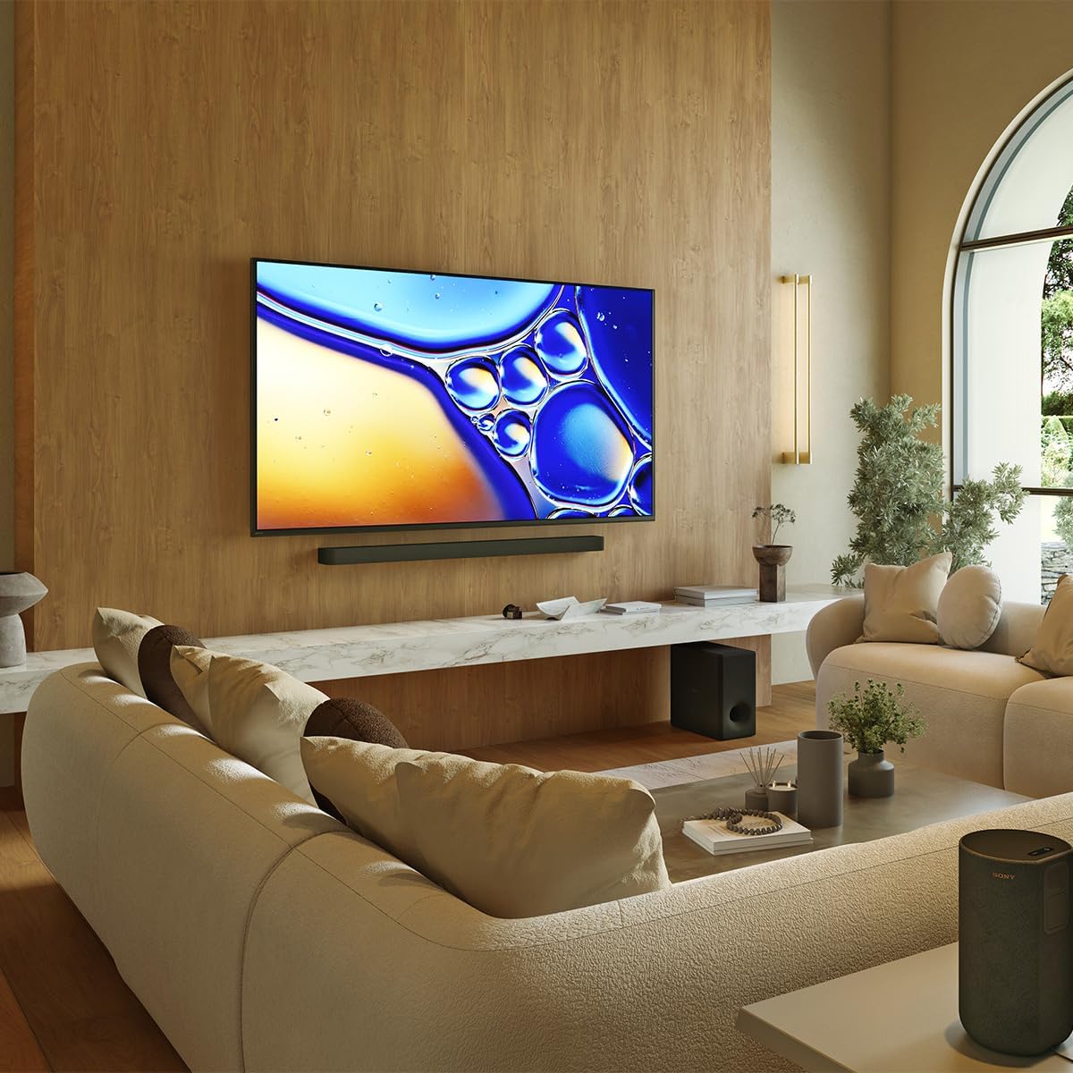 Sony K55XR80M2 BRAVIA 8 II 55 Inch QD-OLED 4K HDR TV with AudioQuest Sky 3m HDMI Cable