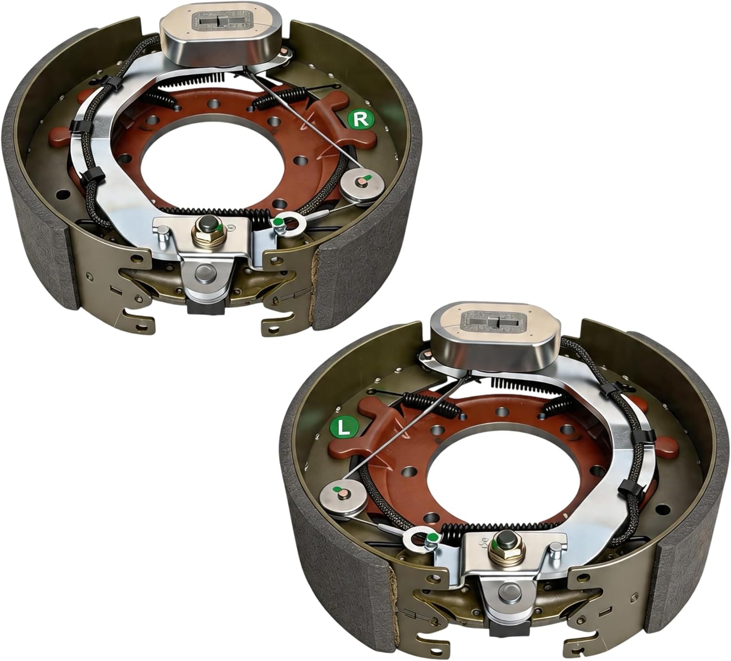 12-1/4" x 3-3/8" Electric Trailer Brake Compatible with Dexter 9000-10000Lbs General Duty Axles with 7 Bolt Mounting OE# 023-450-00 023-450 023-451-00 023-451 Left & Right