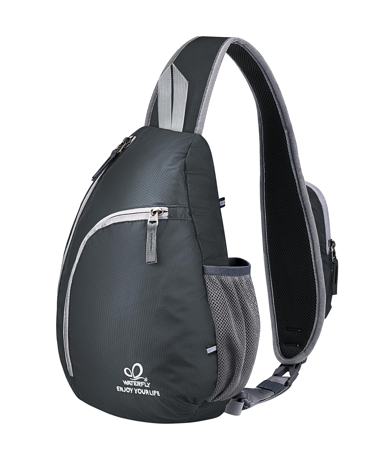 Waterfly Chest Sling Backpack – Crossbody Shoulder Bag, Water-Resistant & Lightweight For Travel - View #7