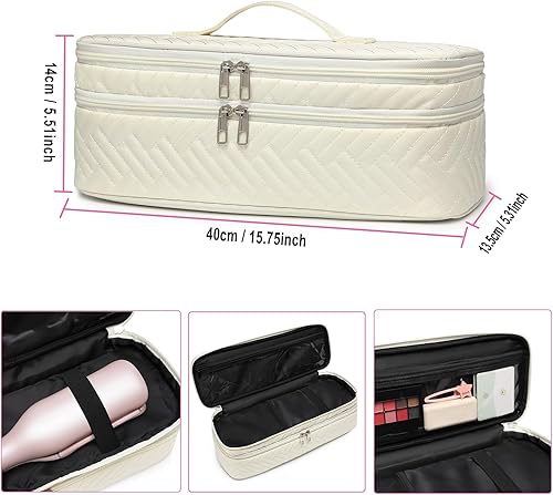 Miniatura 5 de Funda de transporte de doble capa para secador de pelo Revlon de un solo paso, bolsa de viaje para voluminizadormoldeador de cabello, caja