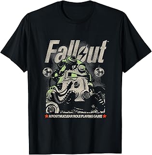 Fallout Video Game Distressed Character Portrait Tシャツ