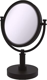 Allied Brass DM-4/4X-ORB 8-Inch Table Mirror with 4x Magnification, 15-Inch, Oil Rubbed Bronze