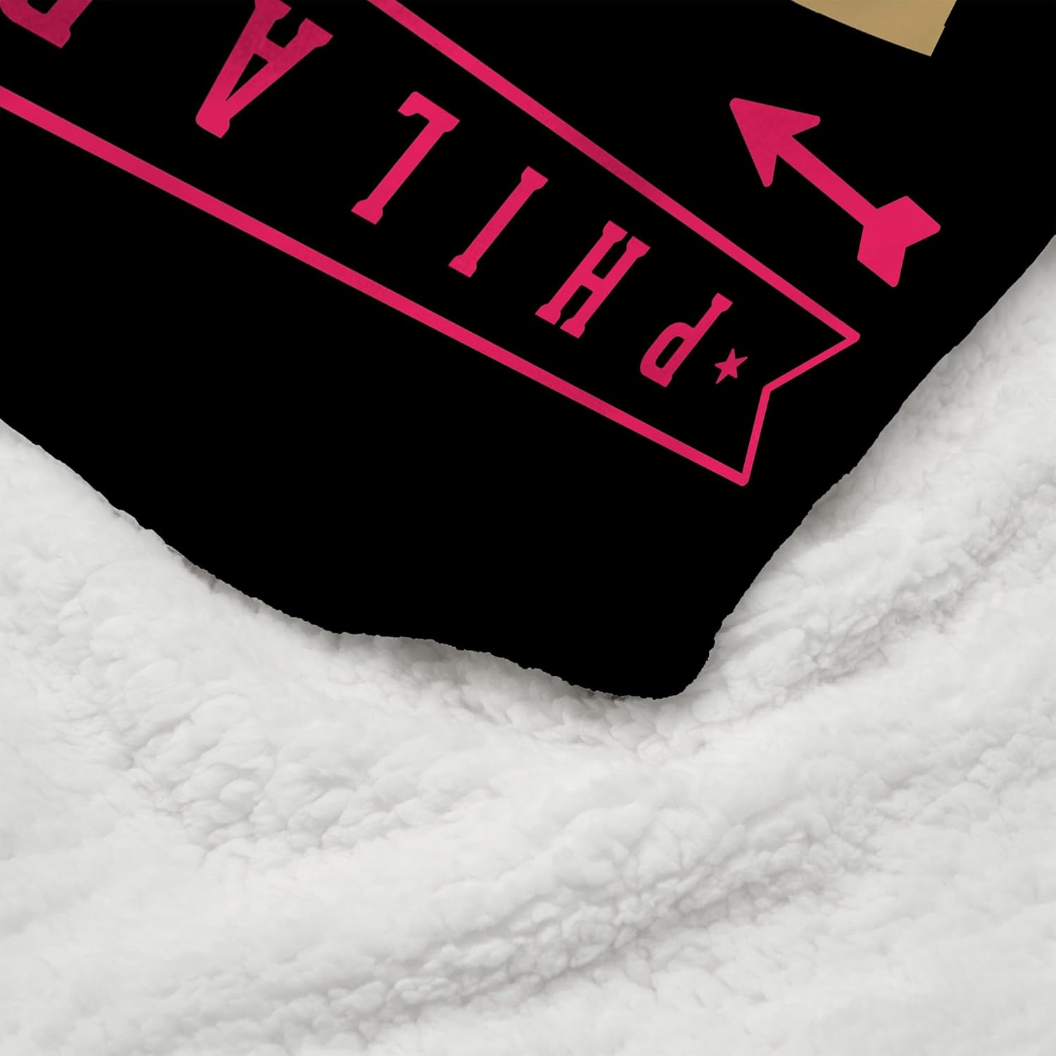 NORTHWEST NBA Philadelphia 76ers Silk Touch Sherpa Throw Blanket, 50" x 60", Hardwood Classics