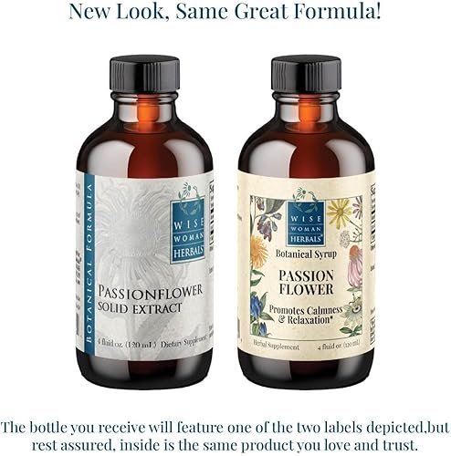 Miniatura 9 de Wise Woman Herbals Extracto sólido de flor de pasión, 2 onzas, apoyo natural de la tensión temporal, apoya el sueño profundo y reparador, promueve