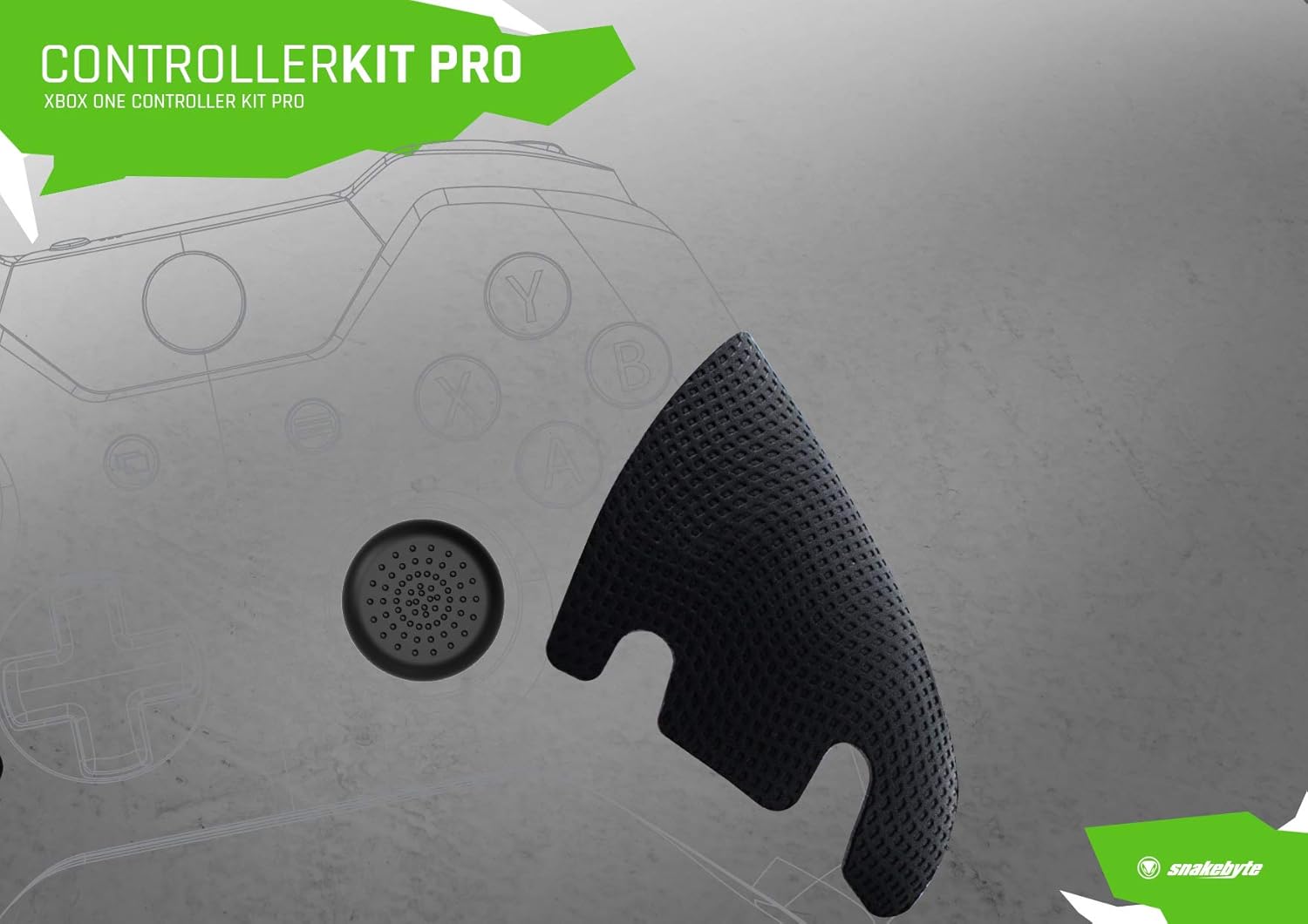Snakebyte Snakebyte Controller Kit Pro for XBOX One - Including Controller Grips, Thumb Grips and Resistance Rings - Xbox One