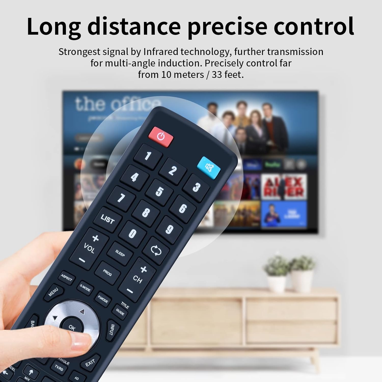 Telecomando Universale ALLIMITY Per TV Logik – Compatibile Con L24HE14, L32HED13, L32HE17 E Altri Modelli - 2