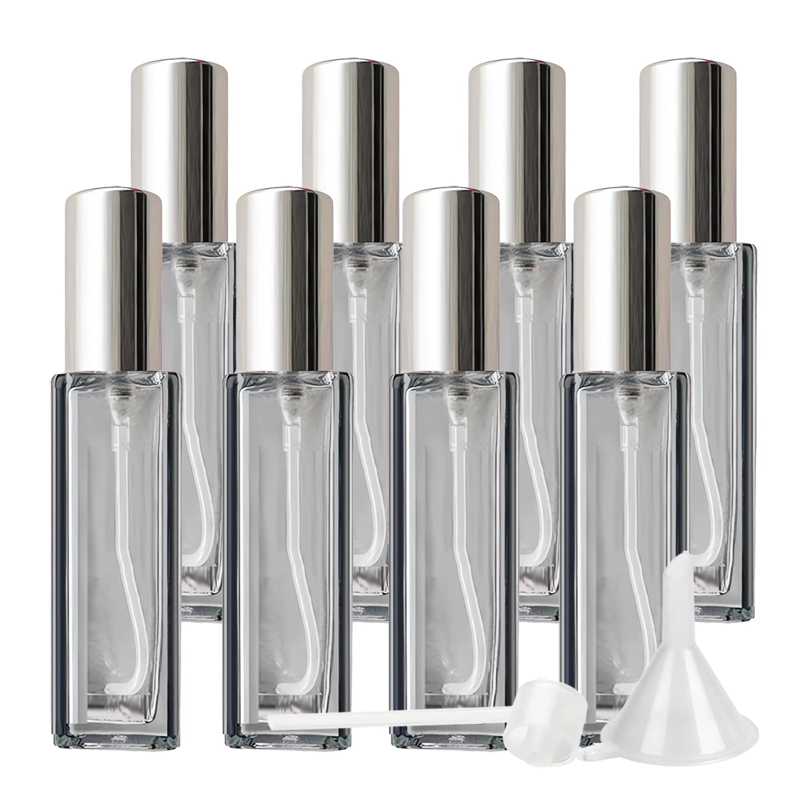 24 Pezzi 20ml Grigio Vetro Mine flacone spray Porta Profumo Atomizzatore Profumo Portatile, Flacone Spray di Fragranze per Viaggiare Festa Appuntamento
