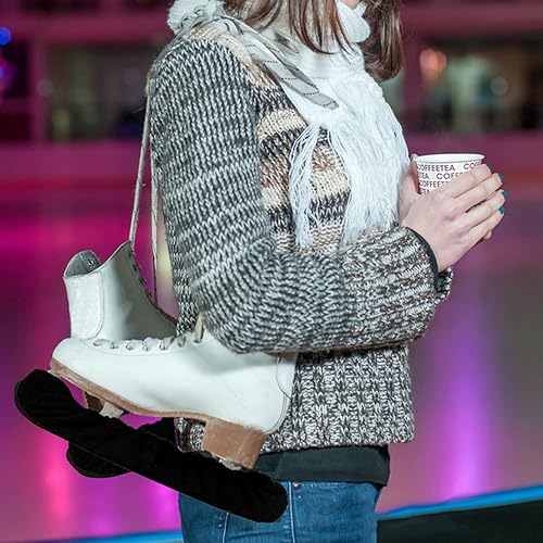 Miniatura 8 de Qchengsan Fundas para patines de hielo, protectores de patinaje sobre hielo, protectores de patinaje para patines de hockey, patines artísticos y