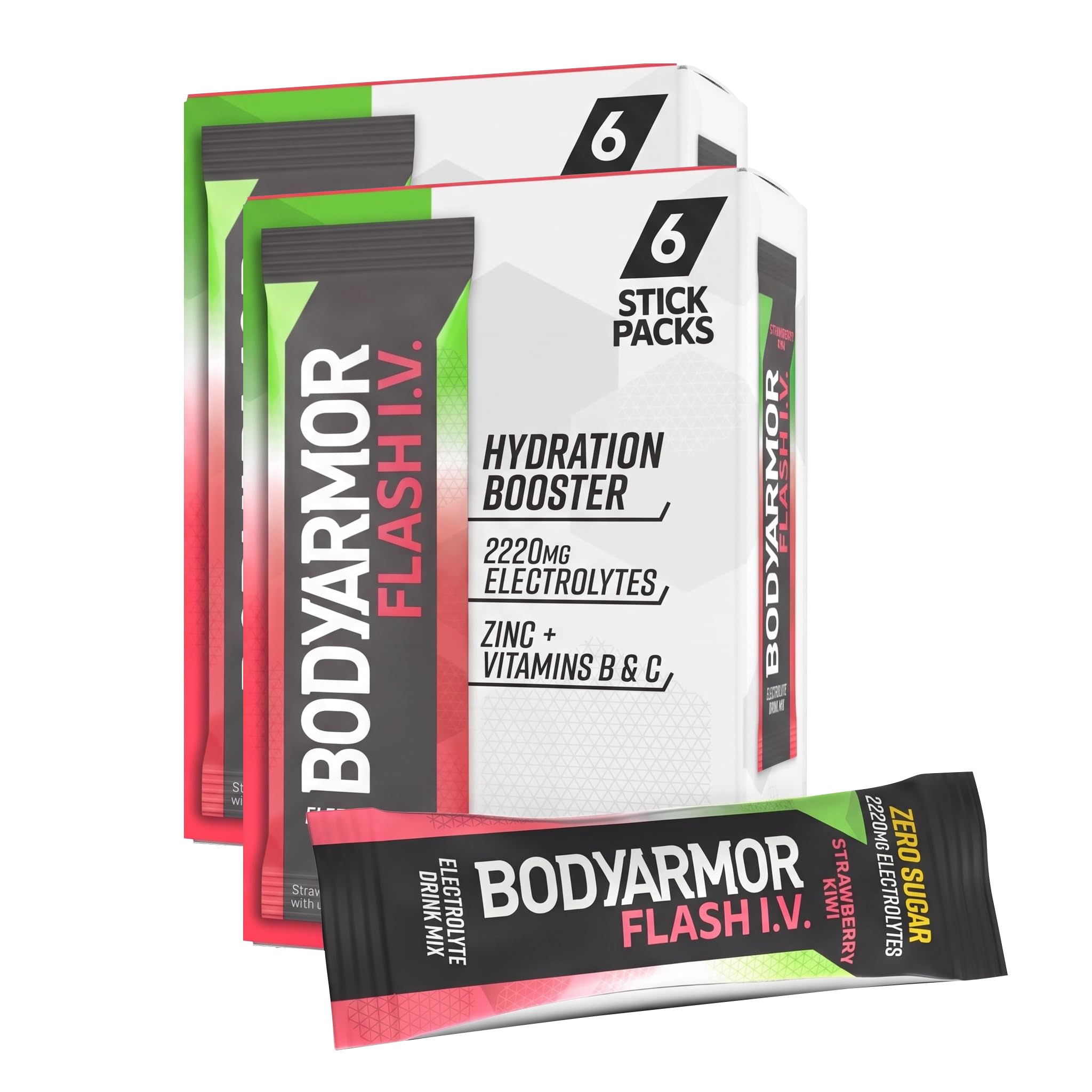 BODYARMOR Flash IV Zero Sugar Electrolyte Mix, Strawberry Kiwi, 6 Ct — Amazon image 19