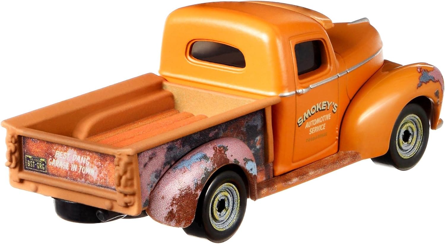 Disney Cars Toys and Pixar Cars Smokey, Miniature, Collectible Racecar Automobile Toys Based on Cars Movies, for Kids Age 3 and Older, Multicolor