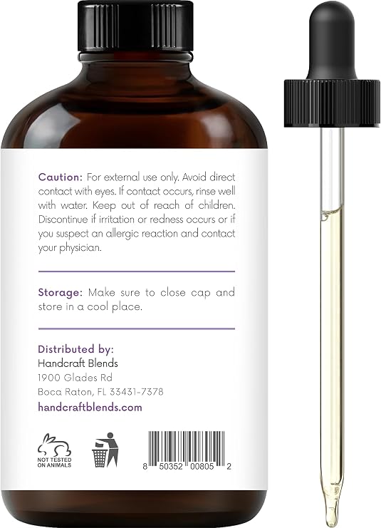 Handcraft Blends Lavender Essential Oil Huge 4 Fl Oz Essential Oil for Diffuser and Aromatherapy, Skin, Massage, Candle and Soap Making Fragrance