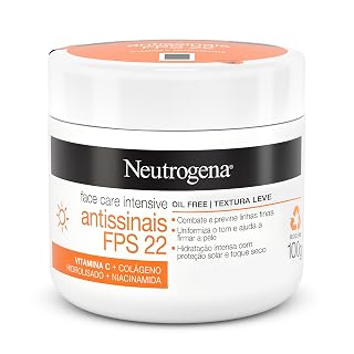 Neutrogena Hidratante Facial Antissinais Face Care Intensive FPS 22, 100g