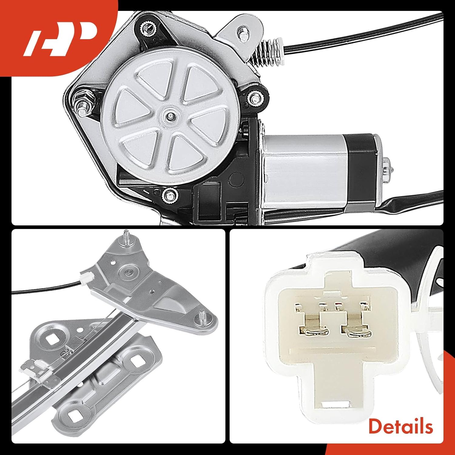 A-Premium Electric Power Window Regulator with Motor Compatible with Toyota Solara 1999 2000 2001 2002 2003, Front Left Driver Side