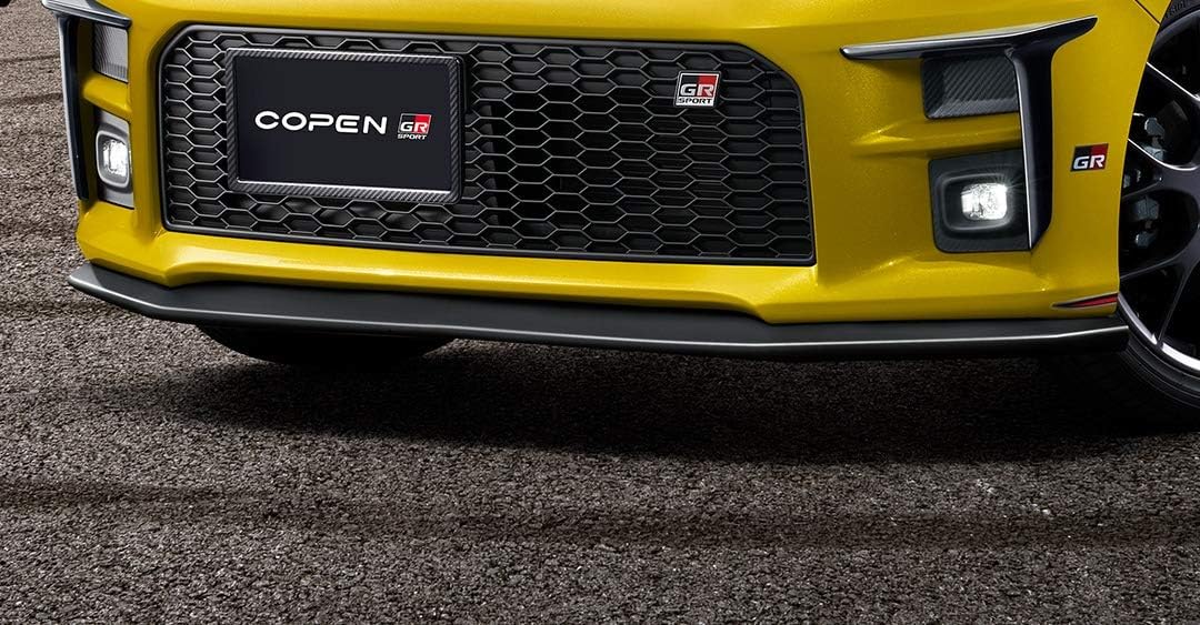 TRD MS341-B2001 GR Front Spoiler, Black (212), Compatible with Toyota Cars, Copen GR SPORT 19.10 and Up