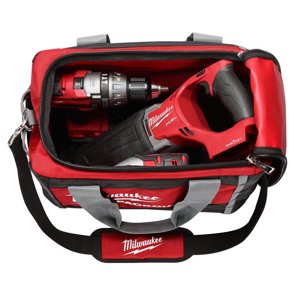 Milwaukee 932471066 PACKOUT - Bolsa de lona (38 cm), color rojo