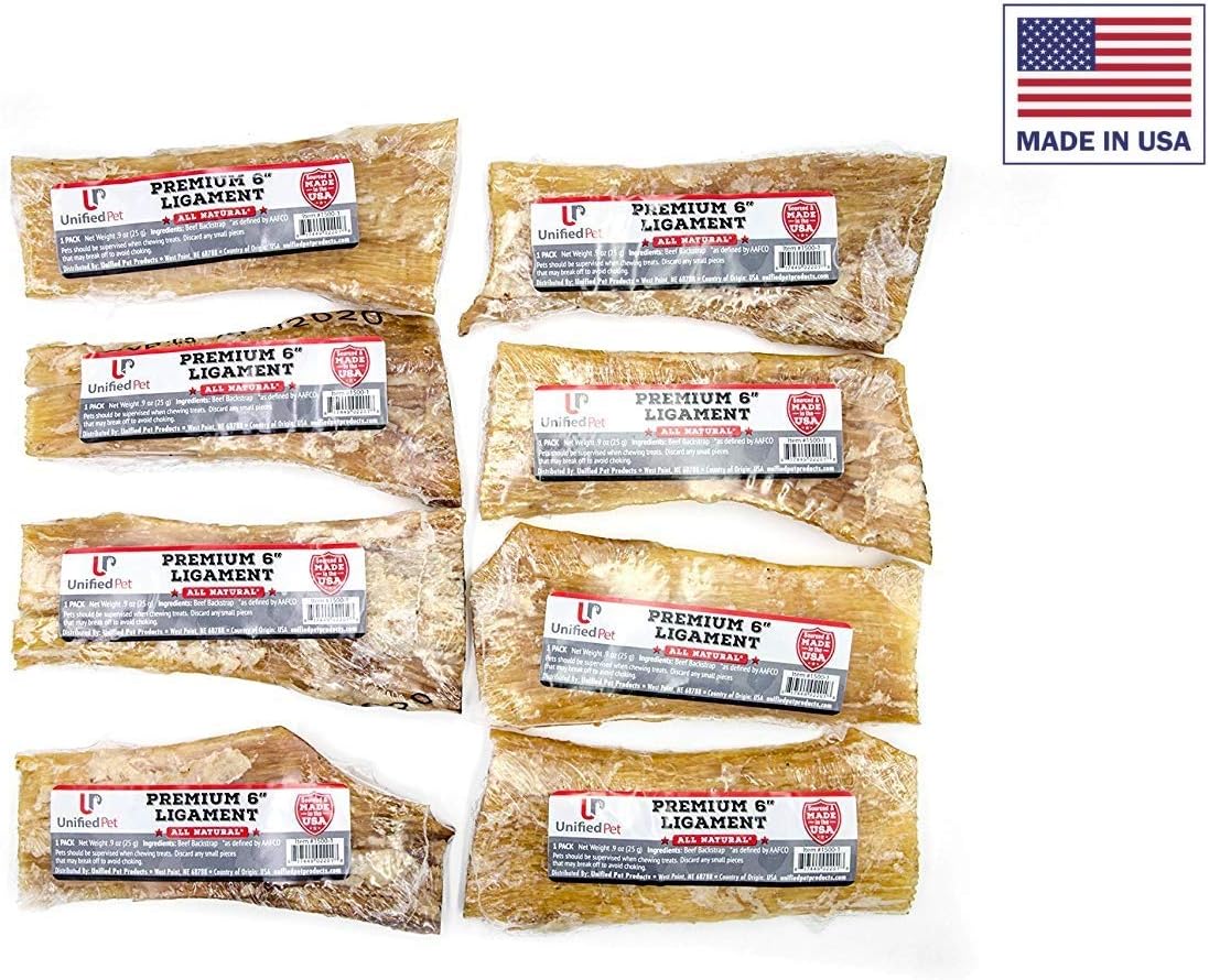 Unified Pet All Natural, Premium Tendon Chews for Dogs Healthy Alternative to
