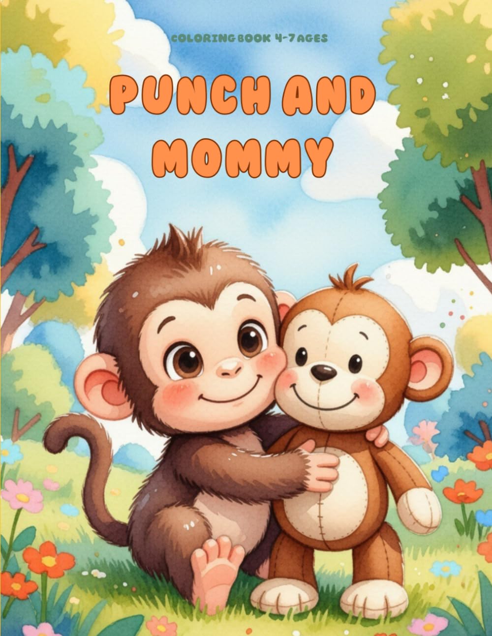 Punch and Mommy: Color by Example for Kids – 16 Vibrant Models & 16 Outlines for Creative Learning
