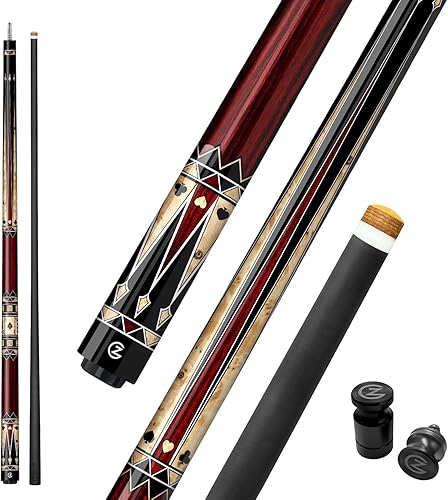 Miniatura 12 de Z LUK - Taco de billar de fibra de carbono, barra de billar de baja desviación, punta de 0.492 in, palo de piscina profesional para adultos