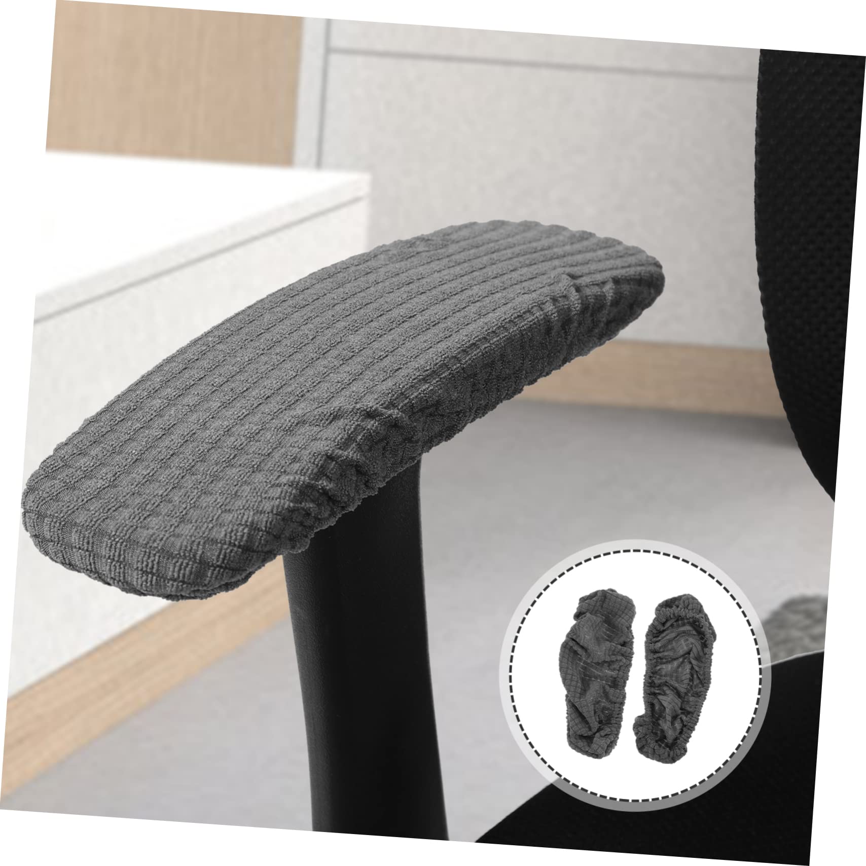 Copribraccioli ergonomici per sedia da ufficio, 5 paia di fodere elastiche per il comfort, gomitiere elastiche, perfette per sedie da ufficio, migliorano supporto e stile