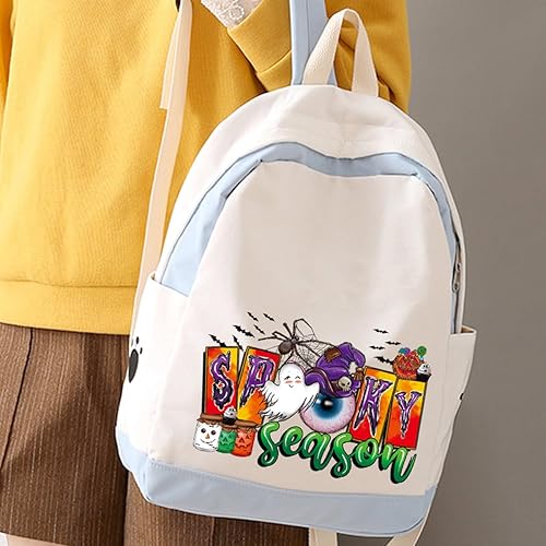 Miniatura 4 de 4 hojas de parches de transferencia para planchar para Acción de Gracias, otoño, gnomo, hoja de arce, calcomanías de transferencia de calor para