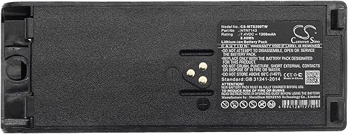 Miniatura 6 de Paquete de 2 baterías de repuesto para Mo'torola GP900 GP1200 HT1000 HT6000 JT1000 MT2000 MT2100 MTS2000 MTS2010 MTS2013 NTN7143 NTN7143CR NTN71444