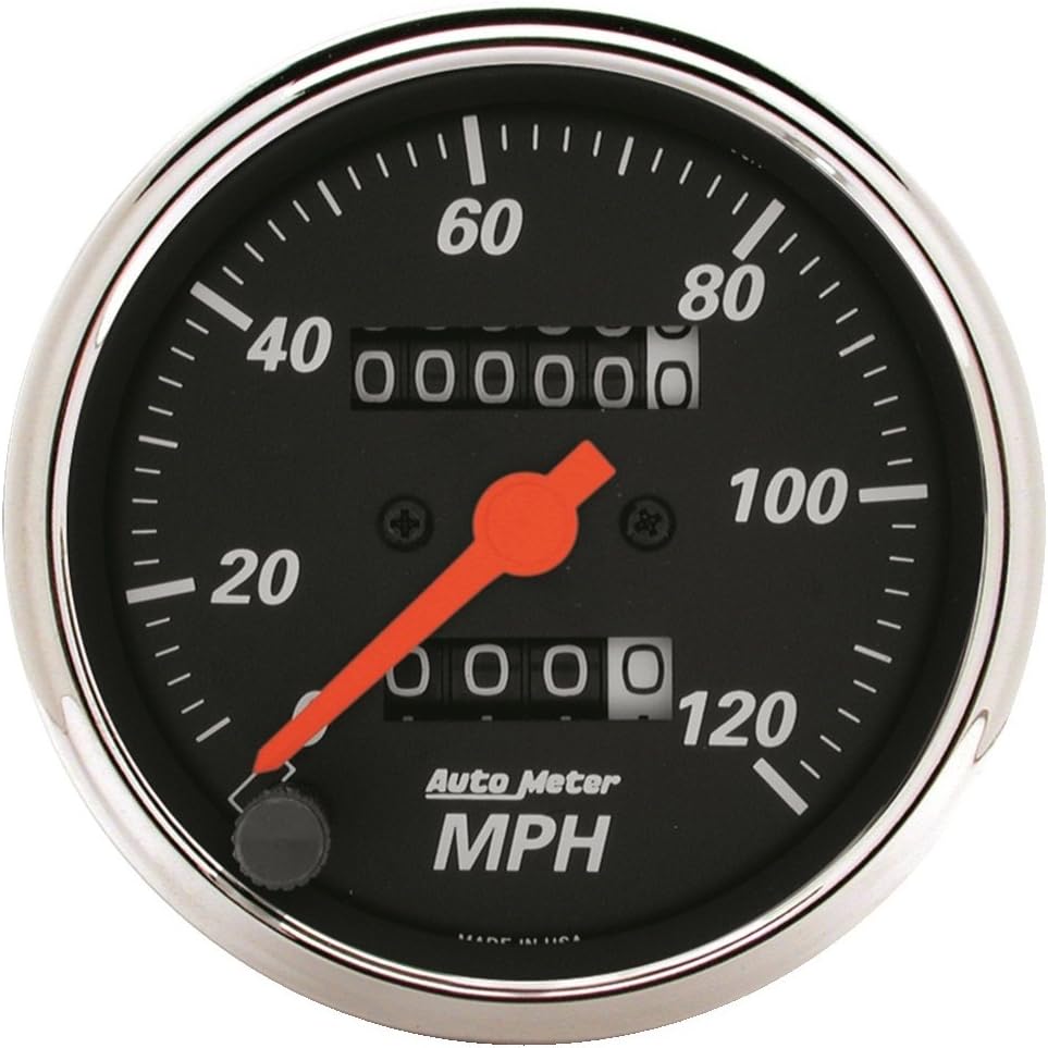 Auto Meter 1476 Designer Black Mechanical Speedometer