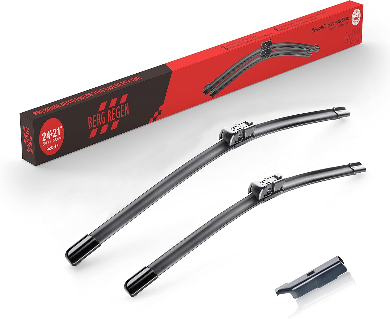 24"+21" Front Windshield Wiper Blades Replacement for