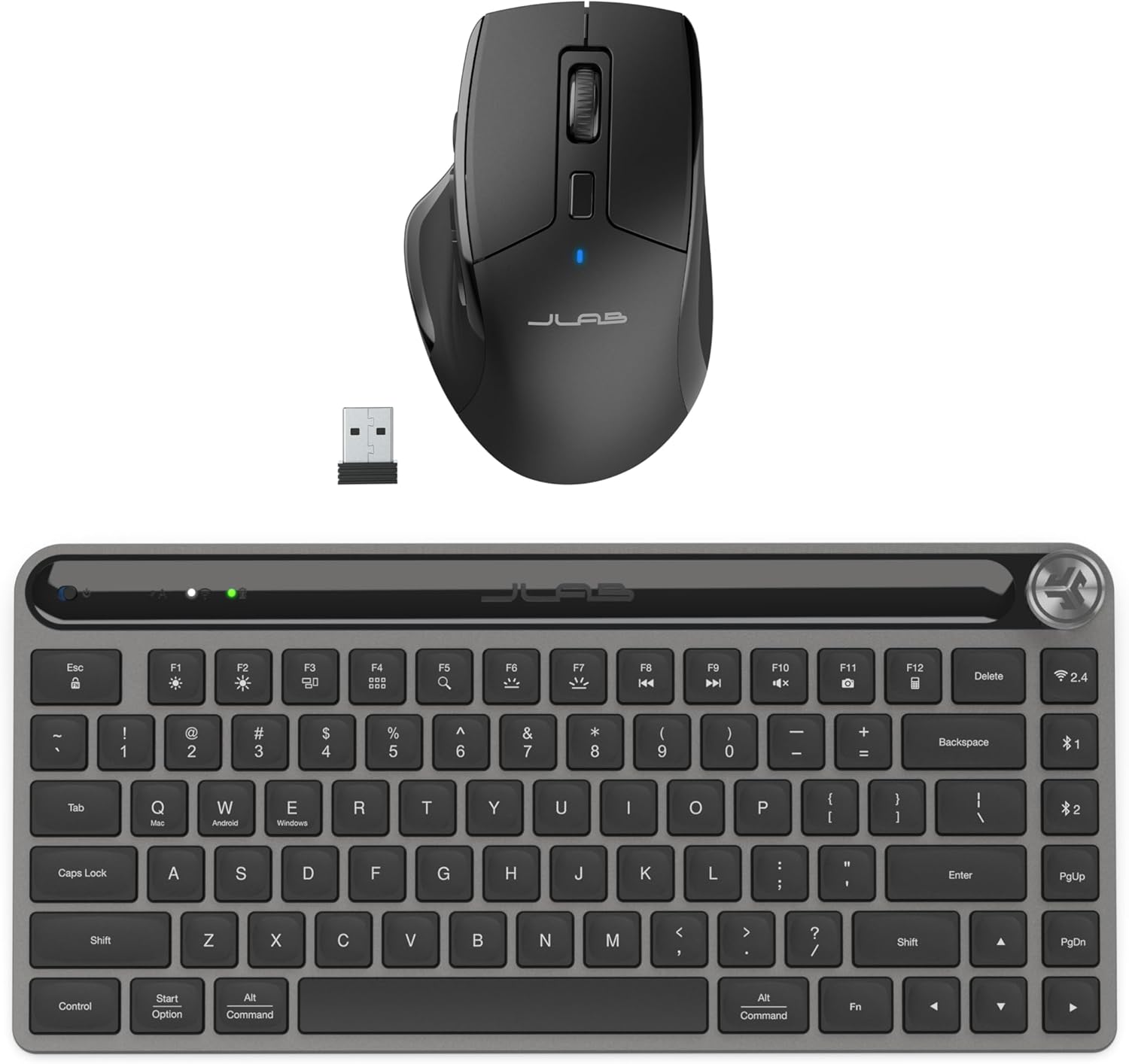 JLab Work Bundle, Epic Mini Wireless Keyboard and JBuds Wireless Mouse