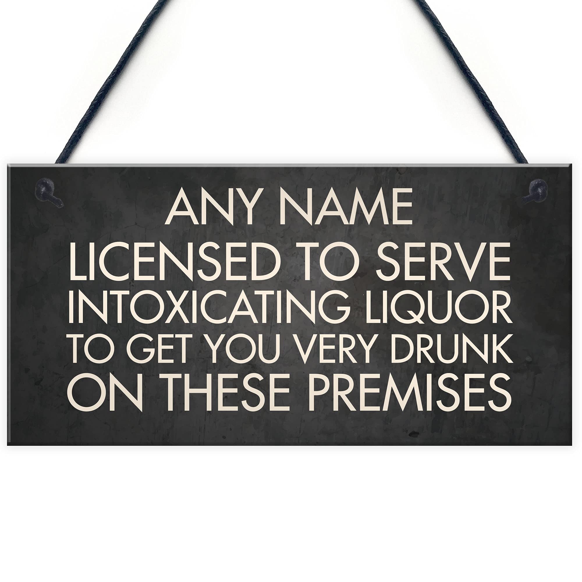 Funny Personalised Home Bar Sign Man Cave Shed Garage Pub Plaque Home Decor
