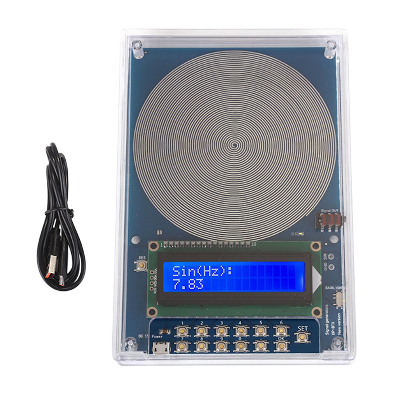Zbiianxer Advanced Frequency Generator With Crystal Oscillator Base For Scientific Research Generator Device Digital Crystal Oscillator