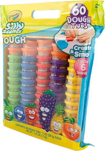 Miniatura 4 de Crayola Silly Scents Masa de 60 unidades x 1 onza, regalos de Navidad y recuerdos de fiesta, juguetes para niños para bolsas de recuerdos de fiesta,